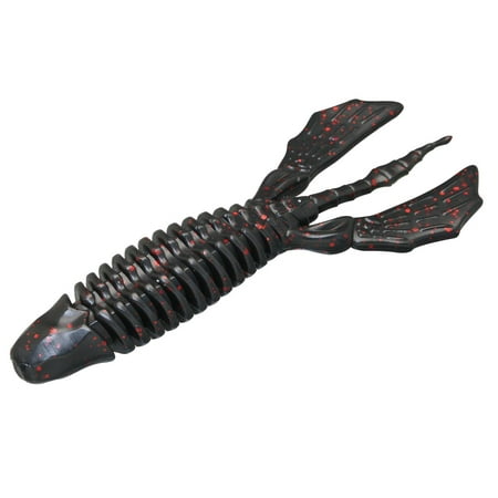 UPC: 0843459014088 | Jackall Fishing ARCHELON BLK RED FLAKE Craw Baits [JARCH-BLKR]