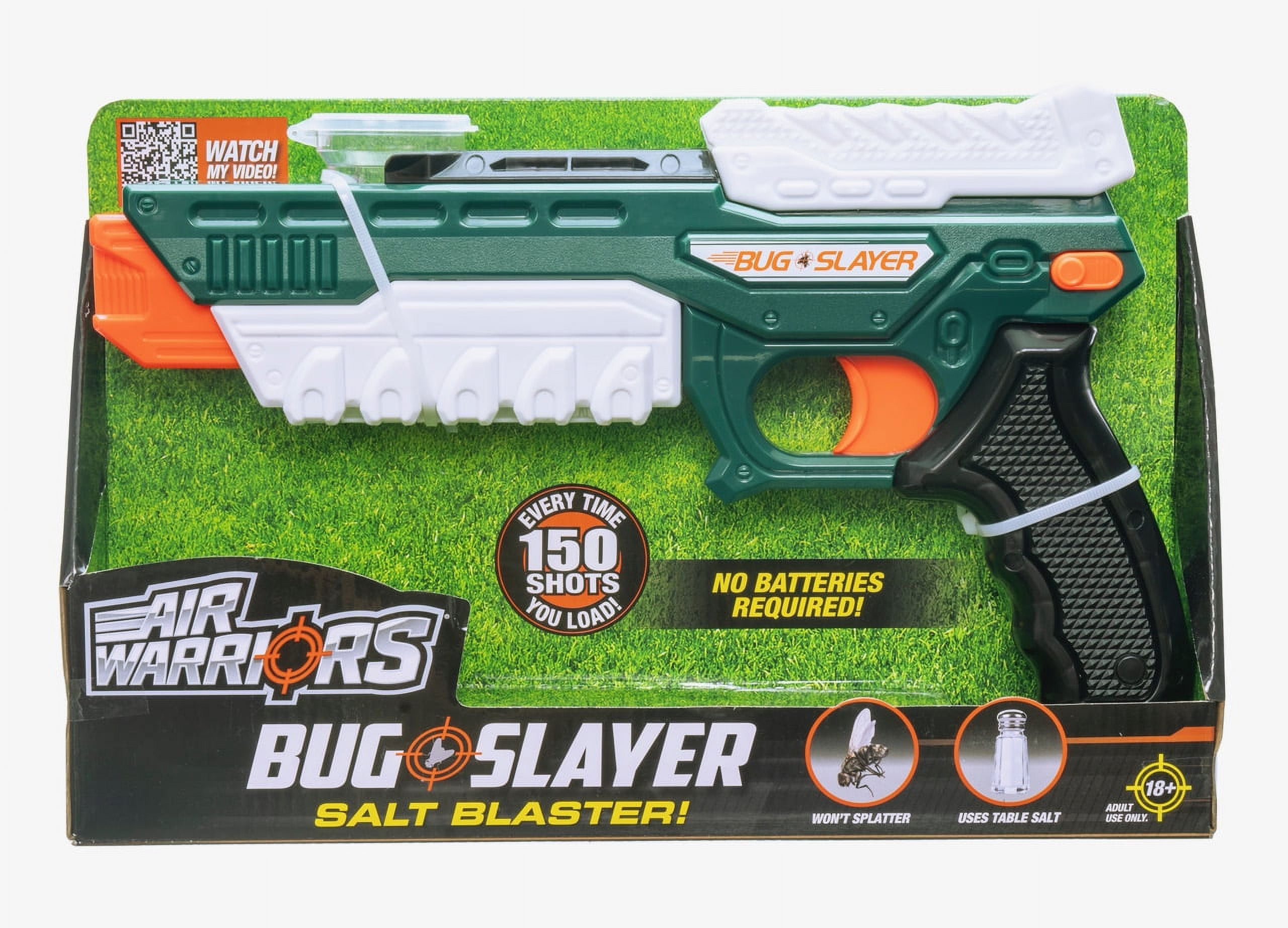 Air Warriors Bug Slayer Salt Blaster, Ages 18 Years and up, Insect Repellent Device