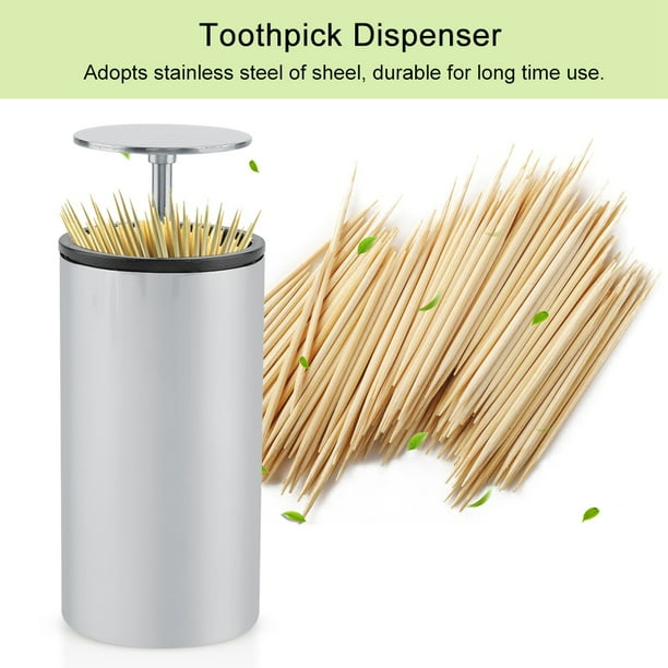 Otviap Automatic Toothpick Dispenser Toothpick Container For Home Bar For Restaurant Walmart Com Walmart Com