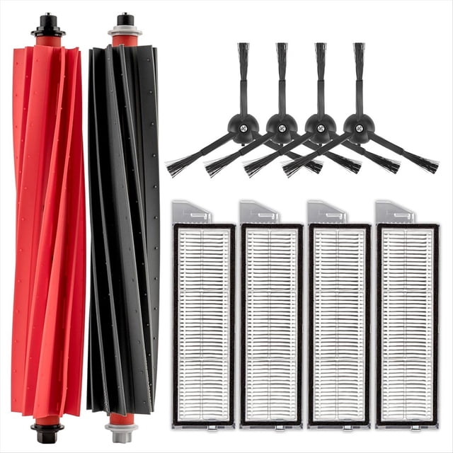Piezas de Repuesto para Aspiradora Robot para S8 MaxV Ultra/S8 Max Ultra, Cepillo Giratorio, Filtro HEPA, Juego de Cepillos Laterales.