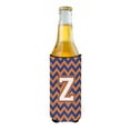 thumbnail image 2 of Carolines Treasures CJ1060-ZMUK Letter Z Chevron Blue and Orange Ultra Beverage Insulators for slim cans  Slim Can, 2 of 2