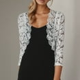 thumbnail image 2 of Women's Coats Lightweight Short Vest Cardigan Lace Fashion Tops, 2 of 5