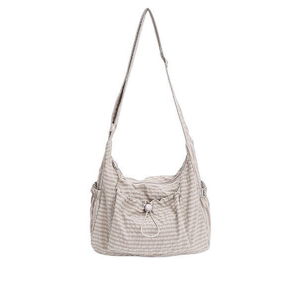 Versatile Shoulder Bag for Women - Multi Pocket Crossbody Handbag for Commuting & Leisure - Stylish and Spacious Storage for Phone, Wallet, and More White