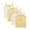 Yellow-Sling 4 Pack, variant on KAWELL 4 Pack Girls' 100% Cotton Tagless Undershirts - Soft, Breathable, Perfect for Daily Wear