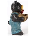 thumbnail image 5 of 16" Bear Holds Birdbath with Cardinal Outdoor Garden Statue, 5 of 6