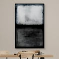 thumbnail image 3 of wall26 Canvas Print Wall Art Dark White Black Pastel Geometric Blocks Abstract Shapes Illustrations Modern Art Decorative Minimal Relax/Calm Zen for Living Room, Bedroom, Office - 12x18 inches, 3 of 5