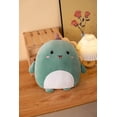 thumbnail image 4 of Almohada de felpa CASAGOOD, suave, 42 cm, con diseño de dinosaurio, 4 of 9