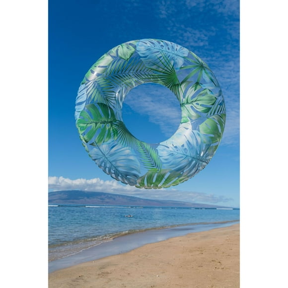 PoolCandy Collection Resort Tube de Piscine Jumbo 48 avec Imprimé Palmier