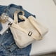 thumbnail image 5 of Bolso de mano de pana para mujer y niña, bolso bandolera informal con cremallera, 5 of 6