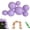 Purple, variant on Reusable Balloon Garland Cluster, Inflatable Reusable Balloon Garland for Birthday Party, Long-Lasting Easy Setup Party Arch Backdrop, PVC Balloon Streamer for Indoor Outdoor Decoration (Purple)