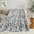 thumbnail image 2 of Grey Ultra Soft Leopard Throw Blanket, Comfy Cozy Lightweight Flannel Fluffy Cheetah Print Blanket Fuzzy Warm Cute for Throw Blanket for Couch Sofa Chair Bed, 60X90IN, 2 of 5