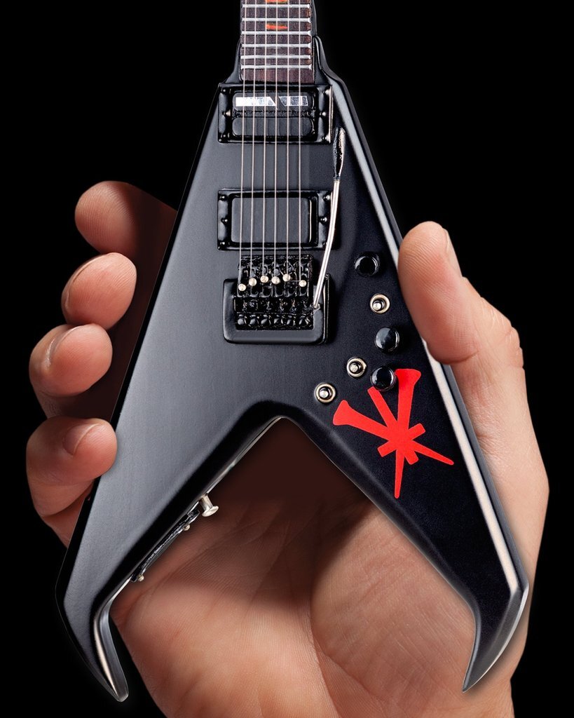 Kerry King Dean USA V Limited Edition Custom 10 Inch Miniature Guitar Replica