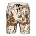 thumbnail image 3 of Salouo Western Desert Cowboys1 Pattern Swim Trunks for Men,Men's Hawaiian Bathing Suit Swimsuits Quick Dry Swimming Board Shorts Beach Shorts with Pockets-XX-Large, 3 of 6