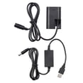 thumbnail image 3 of Batterie Factice Alimentée par USB DR-E6 pour Appareils Photo Reflex Numériques Canon – Entrée 5V 2A-4A, Sortie 8V, Câble de 200 cm – Compatible avec EOS 5D2/5D3/5D4, 6D/6D2, 60D, 7D/7D2, 70D, 80D, 90D – Protection de Sécurité Certifiée CE, 3 of 6