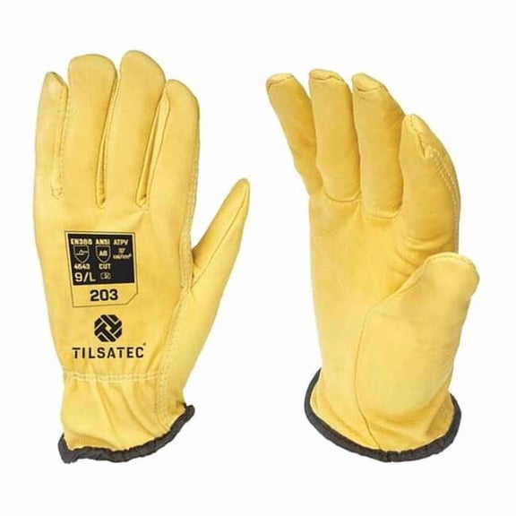 Tilsatec Cut-Resistant Driver Gloves, Cut Level A6 ,Uncoated ,7 1 PR TTP203-070