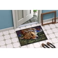 thumbnail image 4 of Carolines Treasures 7325JMAT Corgi Tapis Intérieur & Extérieur Papillon Pastel - 24 x 36 Po., 4 of 4