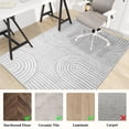 thumbnail image 4 of Hardwood Floor Office Chair Mat, 36"x48" Heavy-Duty Floor Protector, Gray, 4 of 17
