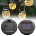 thumbnail image 2 of 3.15 inch Solar Light Replacement Top, Waterproof Round Solar Panel for Outdoor Hanging Lanterns, Extended Working Time, Black, 2 of 7