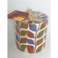 thumbnail image 1 of Swazi Candles , Pilier Orange Feuille Bleue, 1 of 1