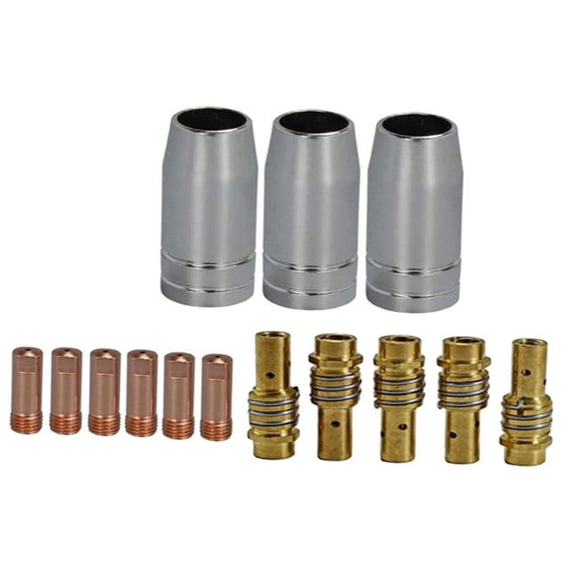 Antorchas de soldadura shamjiam MB15AK MIG 14 piezas Boquilla de antorcha de soldadura