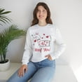 thumbnail image 4 of I Woof You Dog Lover Sweatshirt, Valentine's Day Sweatshirt, 4 of 4