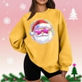 thumbnail image 2 of Christmas Winter Hoodies for Women Cute Prints Long Sleeve Fleece Sweatershirt Trendy Pullover Sweaters for Holiday, 2 of 5