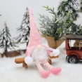 thumbnail image 7 of SPRING PARK Christmas Gnome LED LChristmas Gnome Decorations, With LED Light Decor Plaid Hat Scandinavian Nordic Nisse Santa Figurine Elf Plush Doll Holiday Party Home Table Decoration Gift, 7 of 7