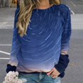 thumbnail image 2 of Galaxy Star Outer Space Womens Oversized Sweatshirts Hoodies Crewneck Casual Tops Comfy FallWinter Clothes 2024, 2 of 7