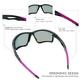 thumbnail image 4 of UPANBIKE Bike Cycling Polarized Sunglasses Anti-UV400 Sports Sunglasses TR90 Unbreakable Frame PC Lens Adult Unisex Goggles, Matte Black Frame/Purple Lens, 4 of 7