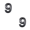 thumbnail image 4 of jesticaly House Numbers ple Numerical Marks Accessories Exquisite Number Signs Parts Number Sign DIY Accessory for Apartment Hotel Number 9 2Set, 4 of 6