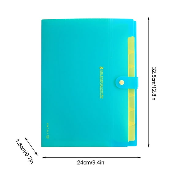 8 Into Folder A4 Folder Office Storage Bag File Storage Folder Test Paper Classification Organ Bag