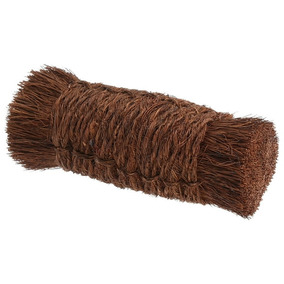 HOMEMAXS Engraving Rubbing Brush Brown Brush Polishing Brush Palm Fibre Cleaning Brush for Carving