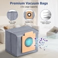 thumbnail image 4 of Paquete de 12 piezas de repuesto, bolsas para polvo y mopas para aspiradoras robot eufy X10 Pro Omni, accesorios, estación de vaciado automático, 6 bolsas para polvo y 6 mopas., 4 of 5