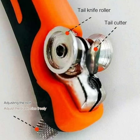 

Comprehensive 9in1 Multifunctional Essential Orange Electrician & Lineman Wire Stripper Pliers Tool with Tail Cutter - Cable Cutters Strippers Crimping Tool - High-Quality Comprehensive
