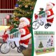 thumbnail image 1 of Carrito de la compra musical Set de juego de Papá Noel: material seguro y duradero, melodías festivas, diseño interactivo, juguete educativo para las fiestas infantiles, 1 of 6