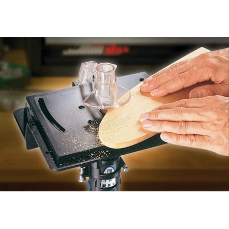 Dremel 231 Rotary Tool Shaper/Router Table to Sand, Edge, Groove, and Slot Wood