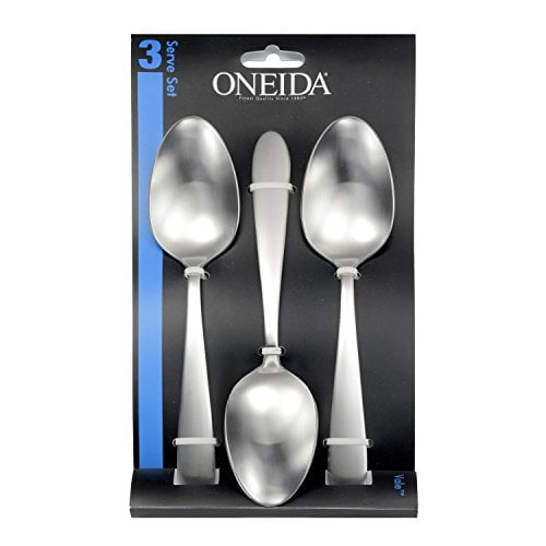SET OF TWO Oneida Stainless Flatware WESTGATE Slotted Spoons 