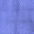 thumbnail image 1 of Ahgly Company Indoor Square Solid Blue Modern Area Rugs, 5' Square, 1 of 4