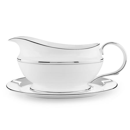 Lenox Federal Platinum Dinnerware Sauce Boat & Stand