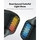 thumbnail image 4 of soundcore Boom 2 de Anker, altavoz para exteriores, 80 W, subwoofer, BassUp 2.0, tiempo de reproducción 24 h, resistente al agua IPX7, flotante, luces RGB, USB-C, ecualizador personalizado, Bluetooth, 4 of 5