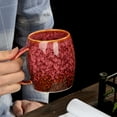 thumbnail image 4 of Qeeadeea/Large Capacity Blue Ceramic Mug Porcelain Cup 450ml/16oz-Blue, 4 of 6