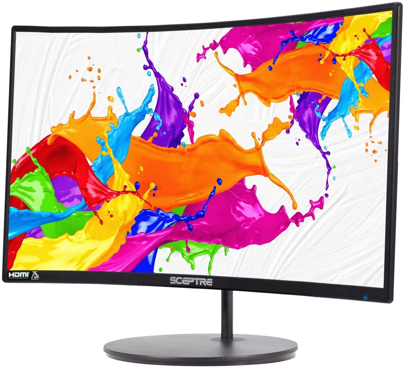 Sceptre C249W-1920RN 24" 1080p LED Curved Computer Monitor, Black