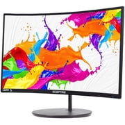 Sceptre C249W-1920RN 24 1080p LED Curved Computer Monitor, Black