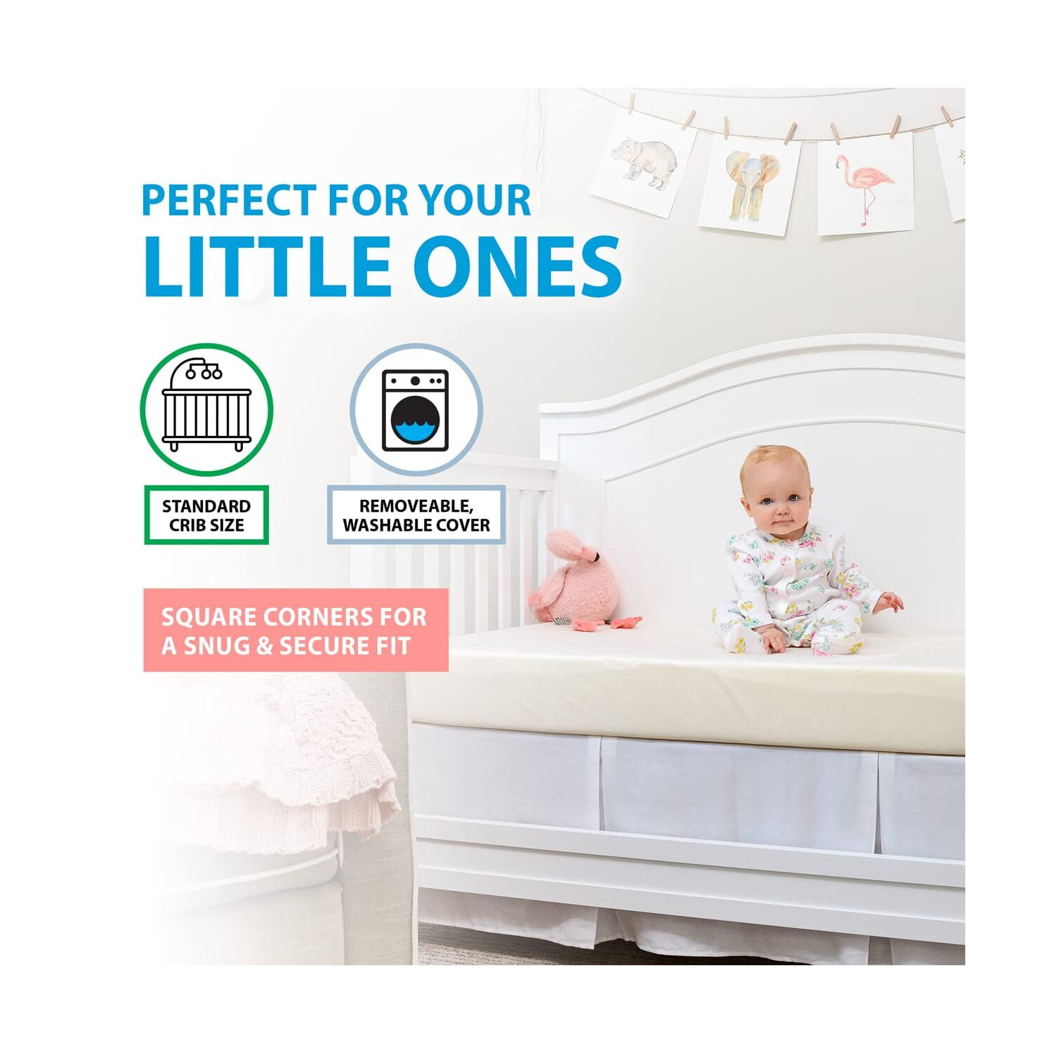 My First Crib Mattress, Crib & Toddler Foam Mattress