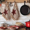 thumbnail image 6 of Texas Star Vintage Kitchen Towels Set of 3, Brown Checkered Berry Farmhouse Absorbent Dish Towels for Kitchen, Microfiber Hand Towel, Quick Drying Tea Towel for Cleaning Decorative Dishcloths, 6 of 7