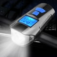 thumbnail image 1 of Bike Light Set, Speedometer LED Bike Lights with Horn, LCD Display USB Rechargeable Bike Tail Light and Cycle Head Light Front Light Set, 1 of 8