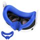 thumbnail image 2 of Almohadilla de silicona para cubrir la cara, cojín facial de repuesto para Meta Quest 3 (azul), 2 of 9