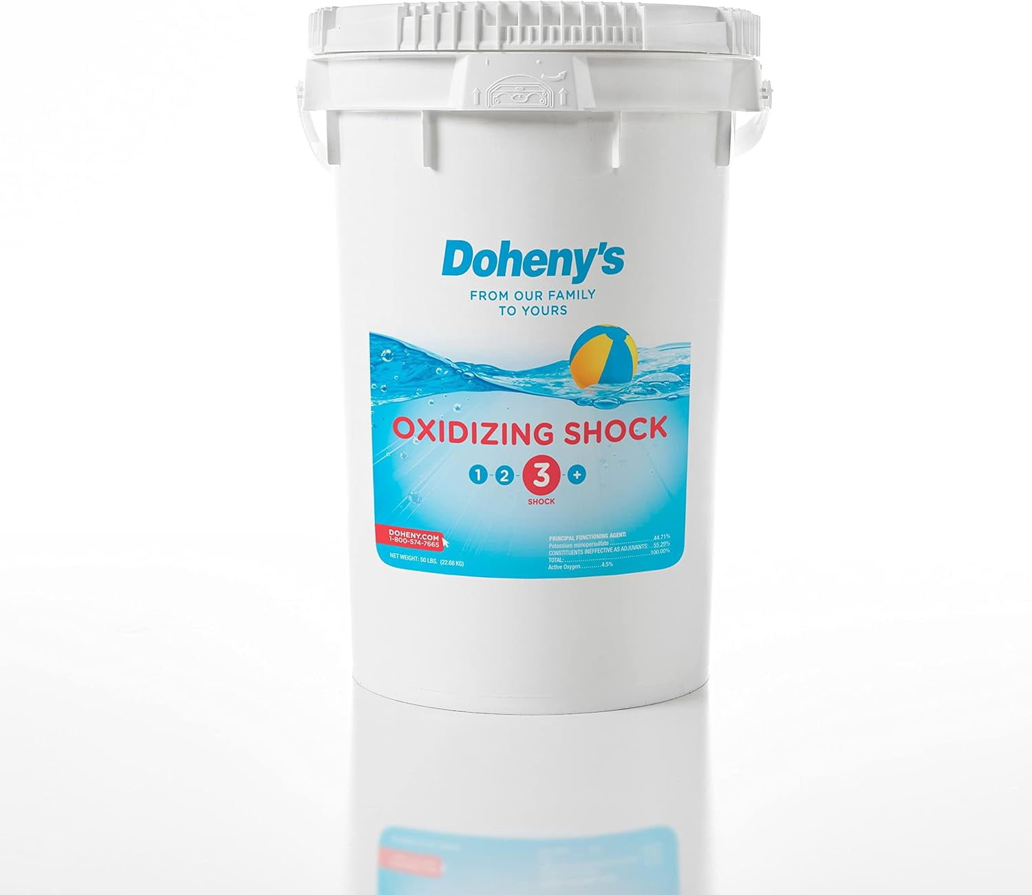 Doheny’s Non-Chlorine Pool Shock for Swimming Pools, Fast-Dissolving Oxidizing Treatment, Removes Chloramines, Swim Ready in 15 Minutes, 12 x 1-lb Bags (12 lb Total)