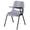 Gray, variant on Bowery Hill Contemporary Metal/Plastic Ergonomic Shell Chair in Blue