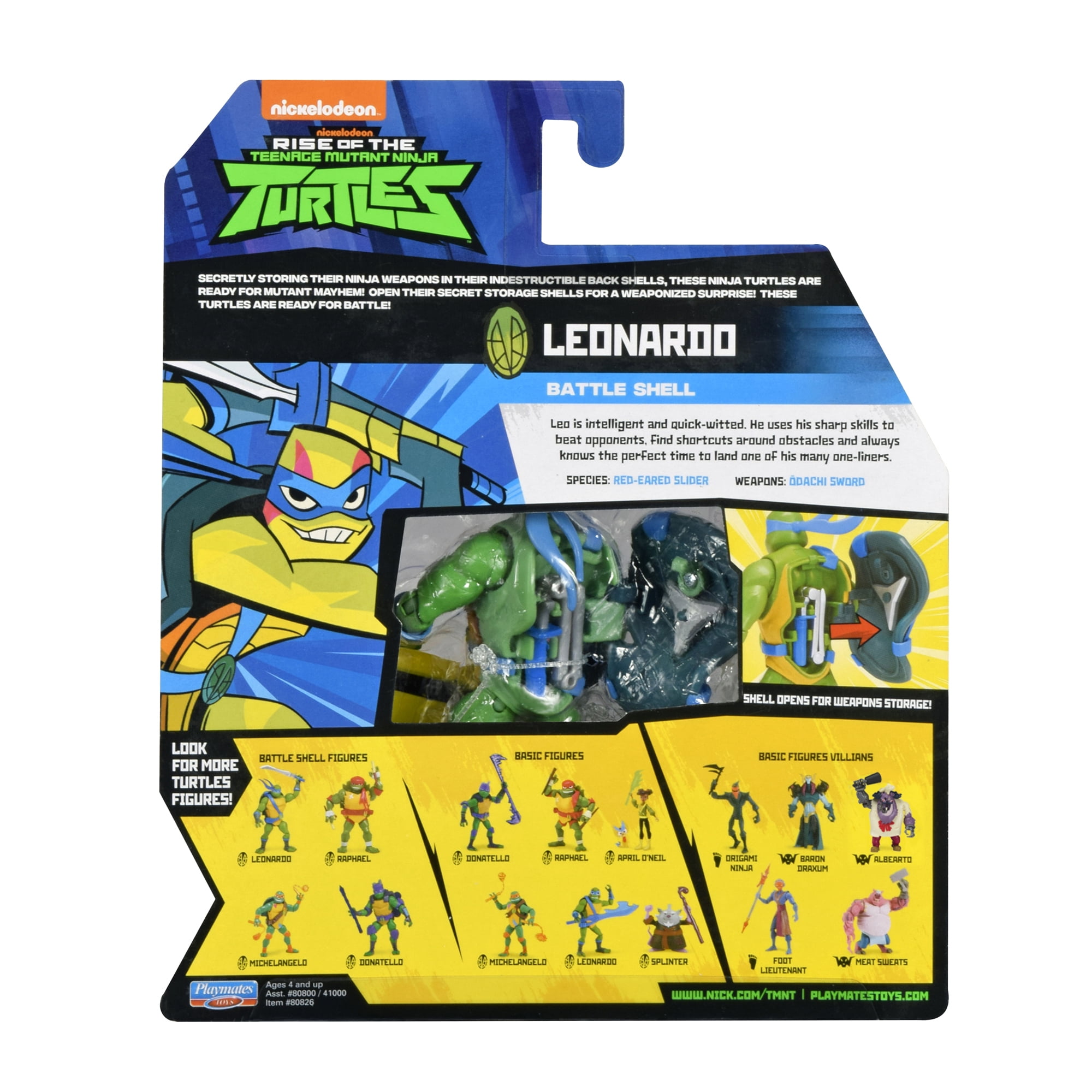 rise of the tmnt battle shell figures